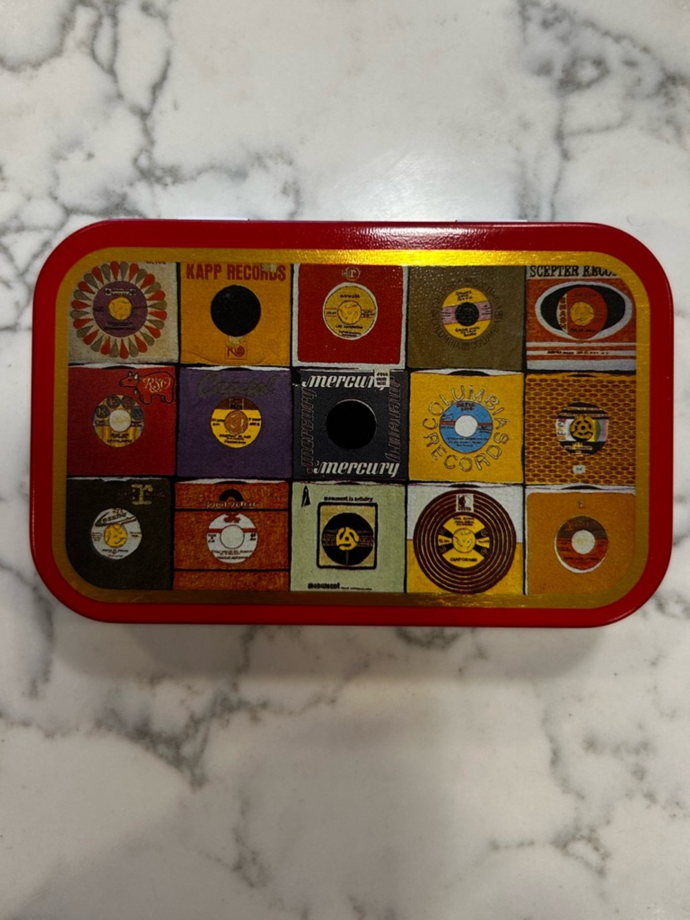 1998 Vintage Kapp Records Mercury‎ Altoids Tin Canvas EMPTY NO CANDY